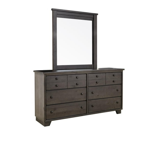 Progressive Furniture Drawer Dresser & Mirror