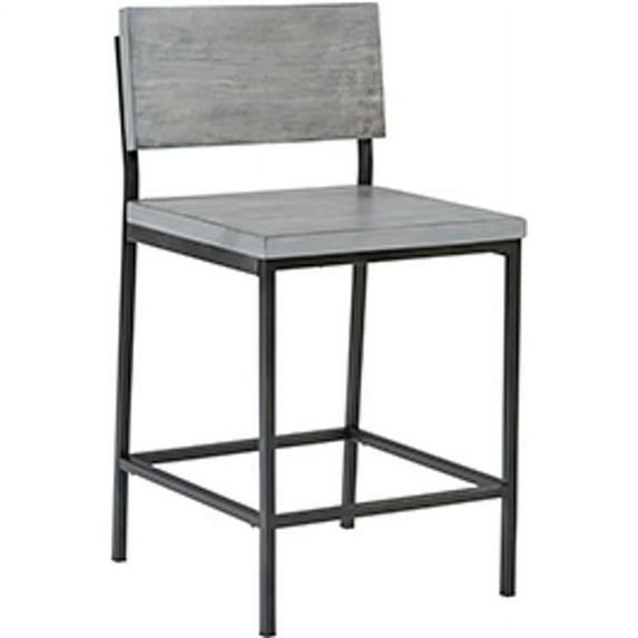 Progressive Furniture Sawyer Wood/Metal Bar Stool in Gray