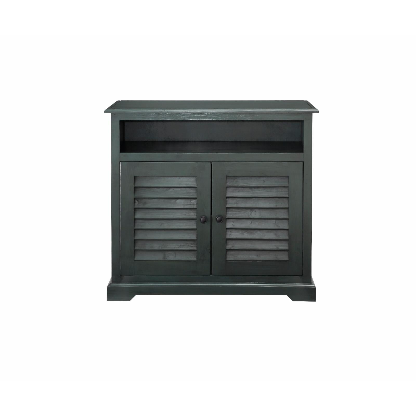 Progressive Furniture Shutter Lane Sage Green Wood Accent Chest