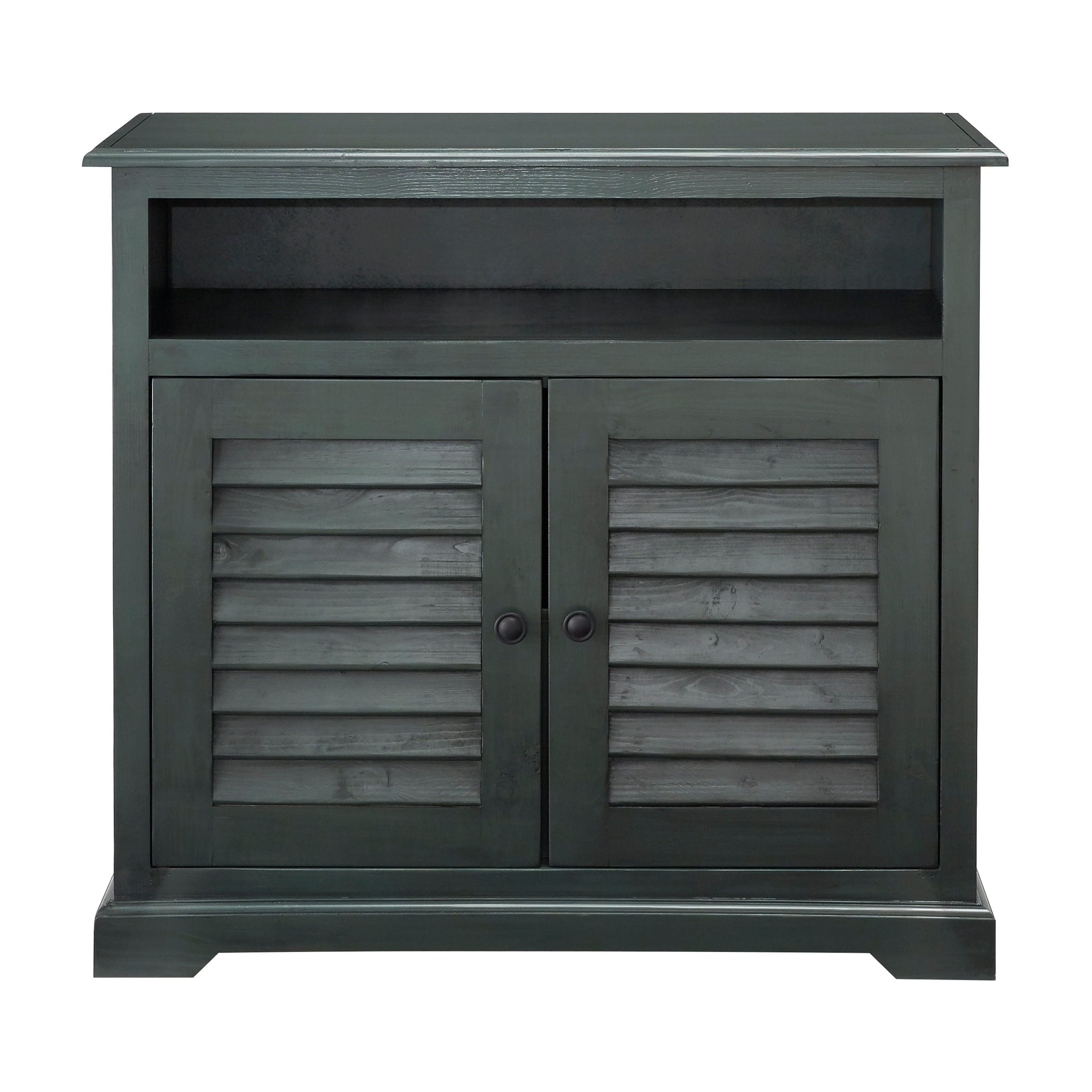 Progressive Furniture Shutter Lane Sage Green Wood Accent Chest