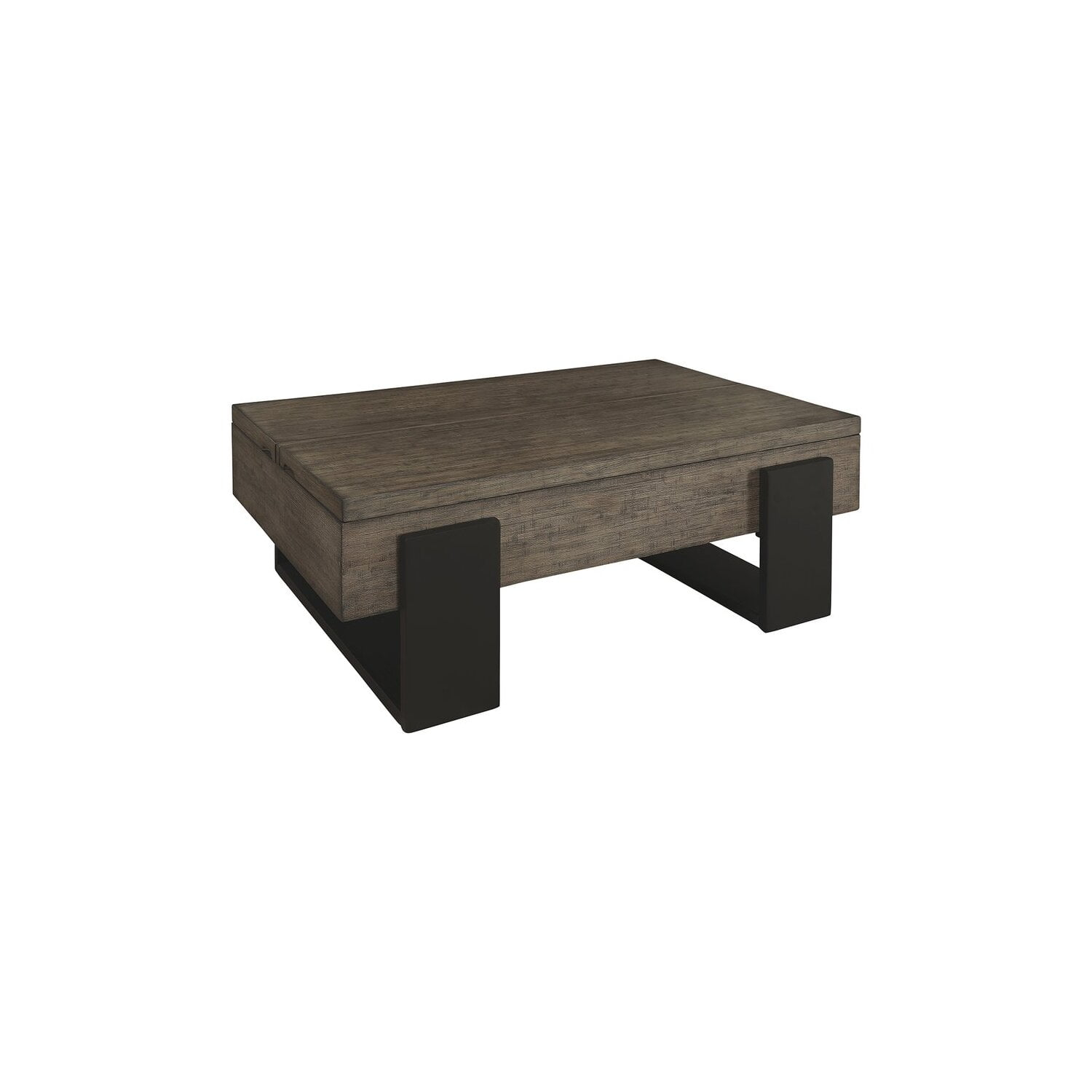 Progressive Furniture Winter Park Wood Lift-Top Cocktail Table in Brown/Black
