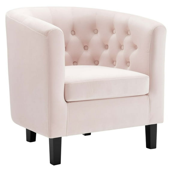 Prospect Performance Velvet Armchair Pink