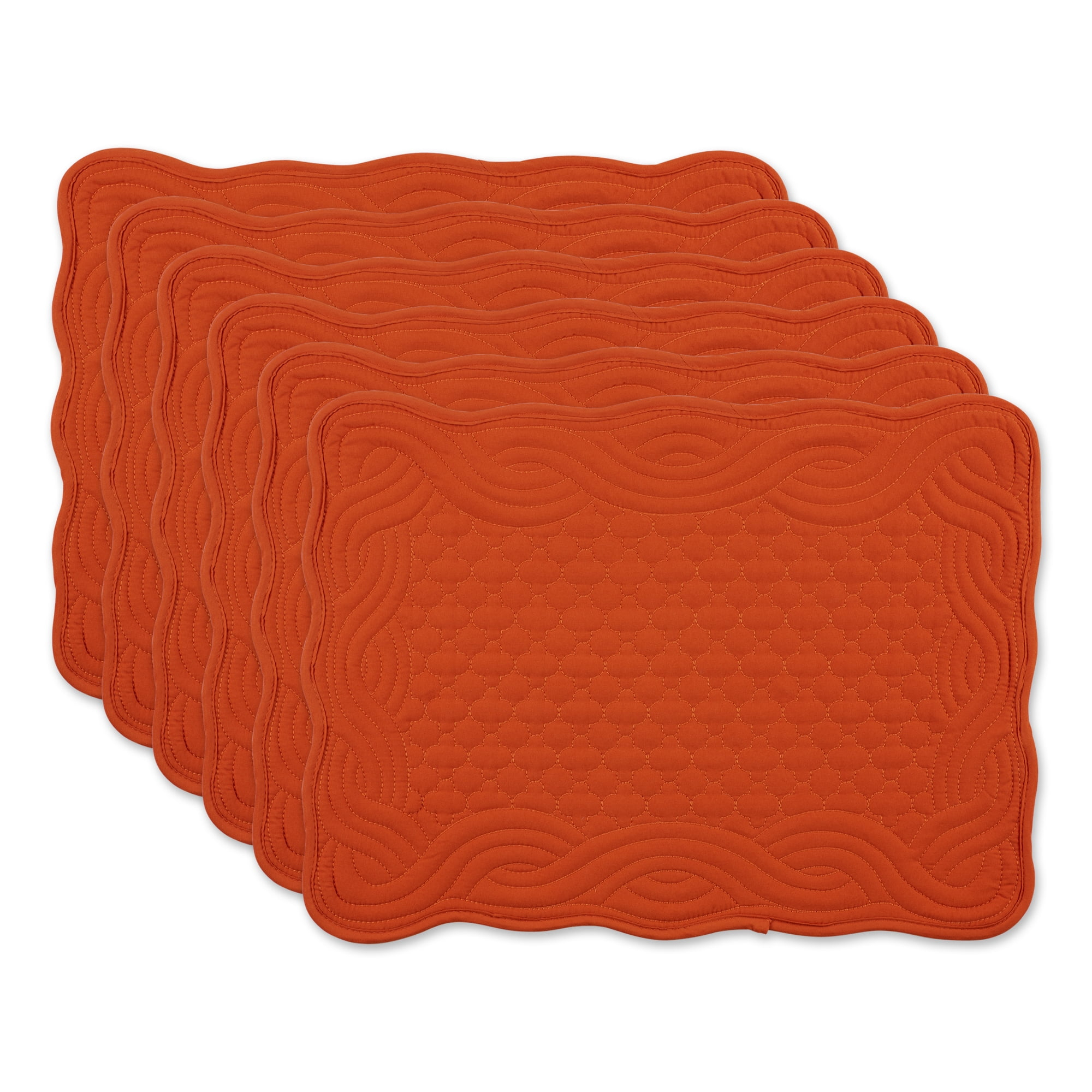 Pumpkin Spice Quilted Farmhouse Placemat (Set of 6)