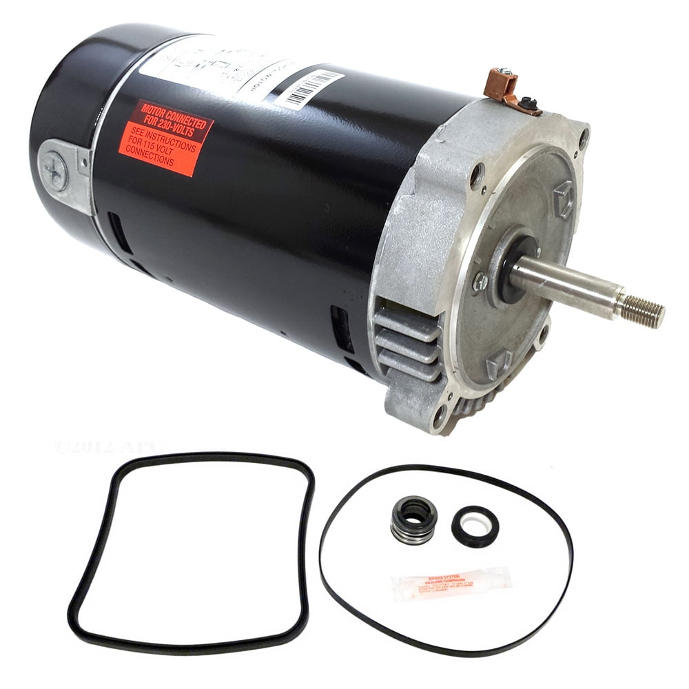 Puri Tech Replacement Motor KIt for Hayward Super Pump 1 HP SP2607X10 AO Smith UST1102 w/ GO-KIT-3