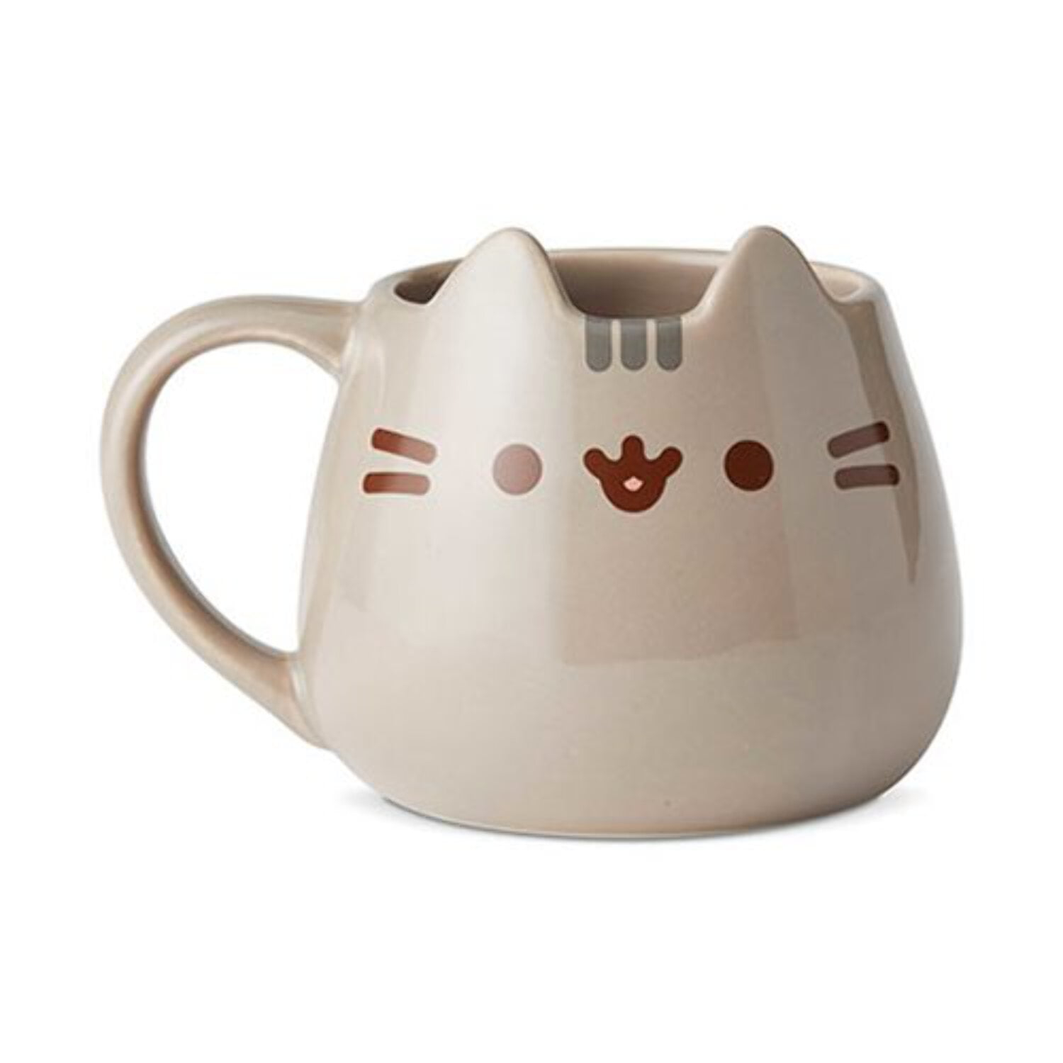Enesco Pusheen Sculpted Cat Mug 4in H