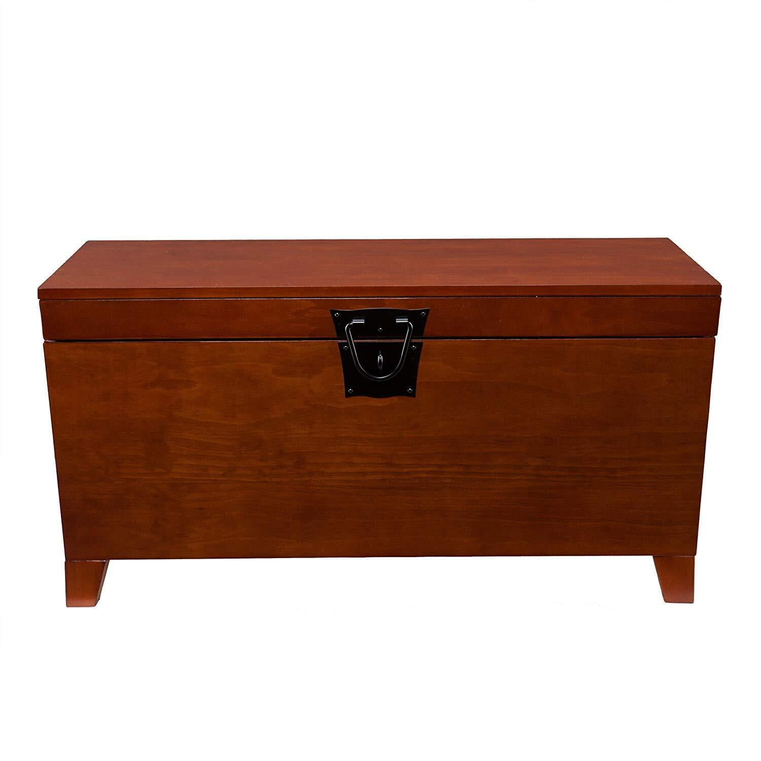 Pyramid Trunk Coffee Table, Transitional style, Mission Oak