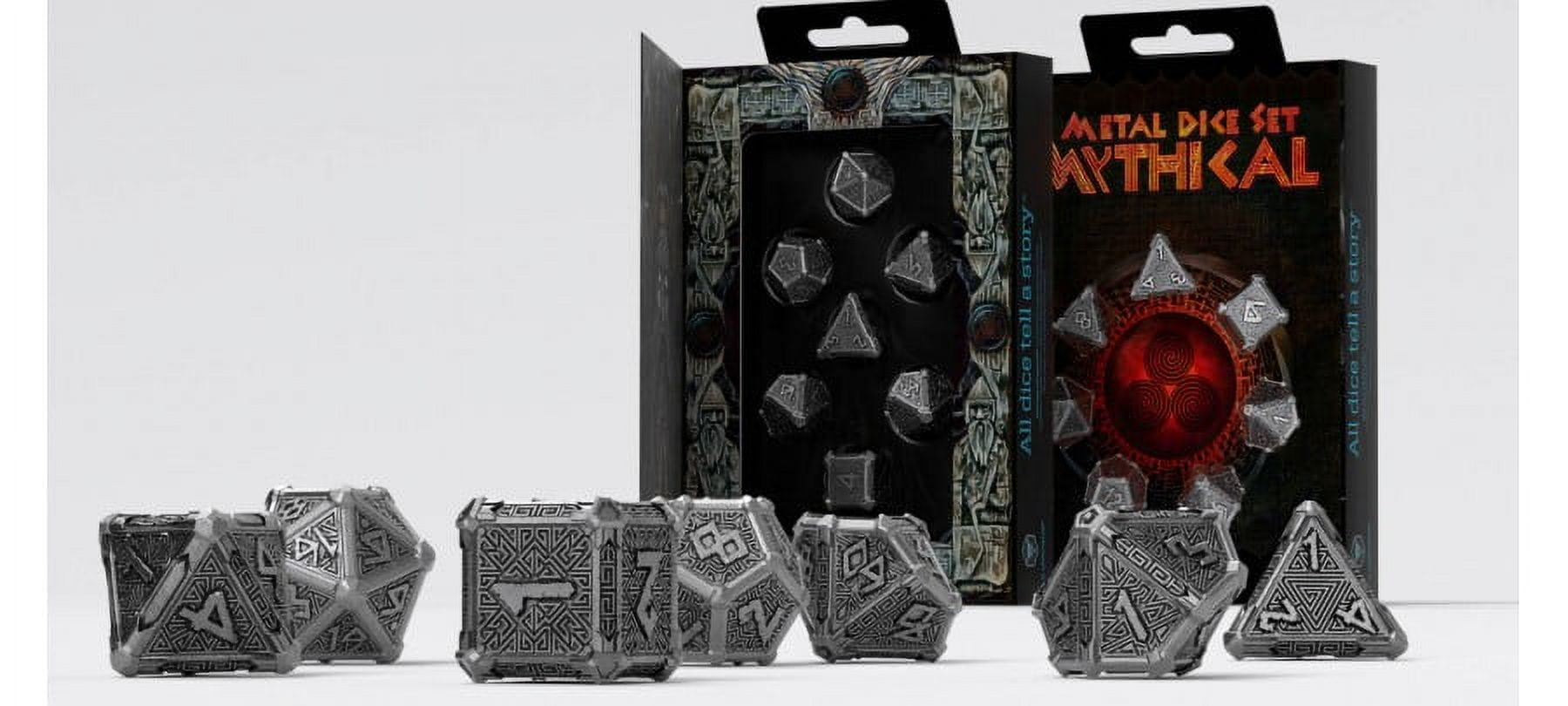 Q Workshop Mythical Metal Dice Set