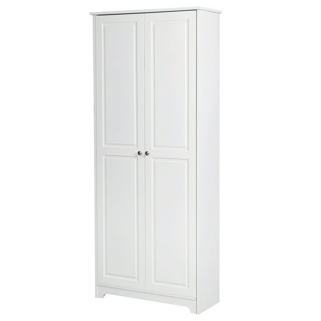 Ktaxon 2-Door Armoire with 5 shelves, Kitchen Pantry Storage Cabinet Wardrobe, 72" White