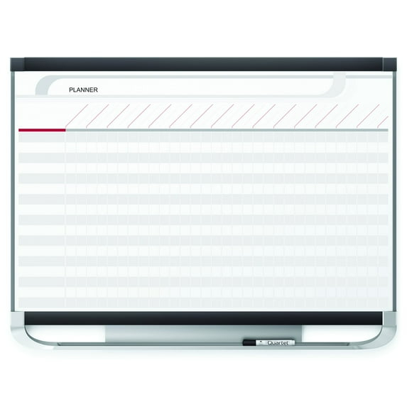 Quartet Prestige 2 Total Erase Project Planner - Wall Mountable - Metal - Graphite (PP32P2)