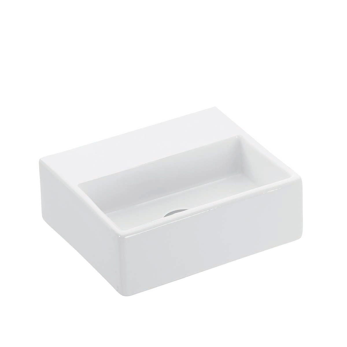 WS Bath Collections Quattro 11.2'' Ceramic Rectangular Bathroom Sink