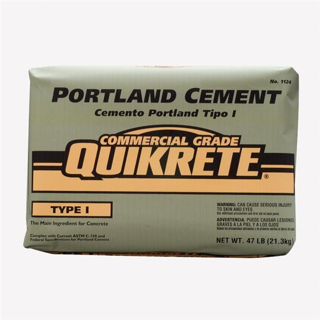 Quikrete 1124-47 Portland Cement, Gray, Solid, 47 lb Package, Bag