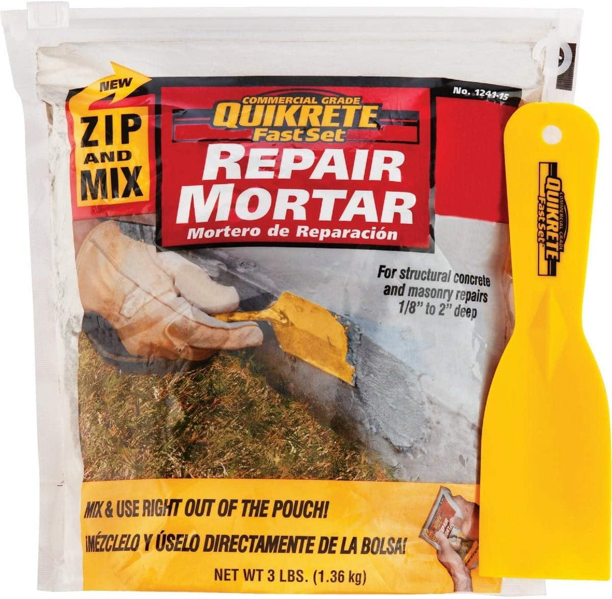 1.36kg Zip and Mix Repair Mortar for Concrete