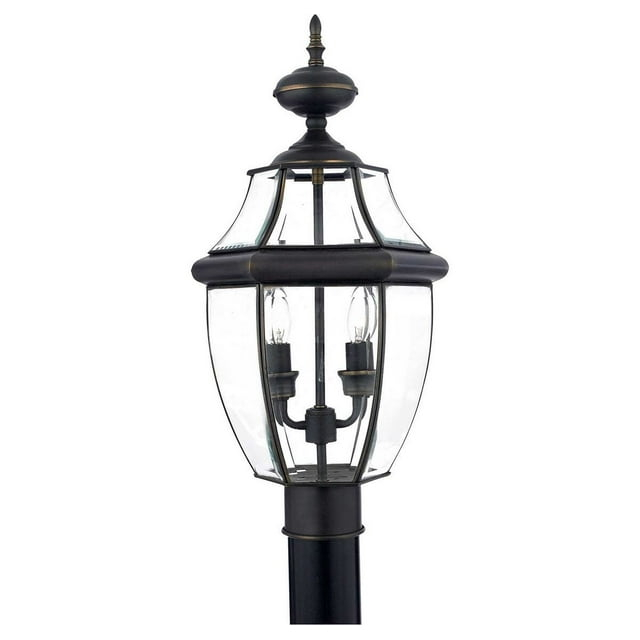 Quoizel Lighting Newbury 2 - Light Post Light in  Medici Bronze
