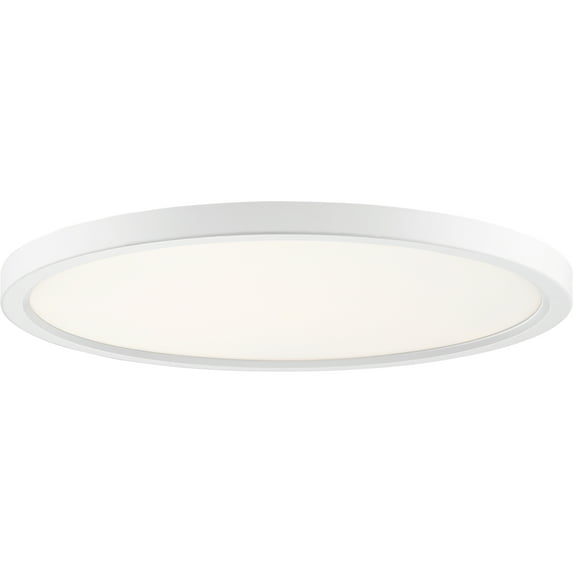 Quoizel Lighting Outskirts 1 - Light Flush Mount in  Fresco