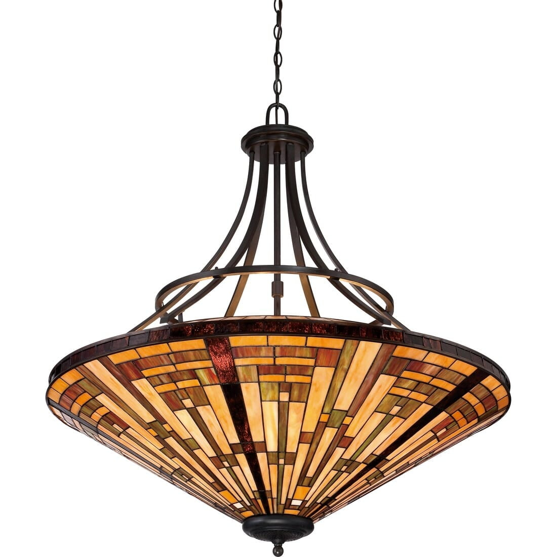 Quoizel TFST2840VB Stephen 8-Light Bowl Pendant in Dark Bronze