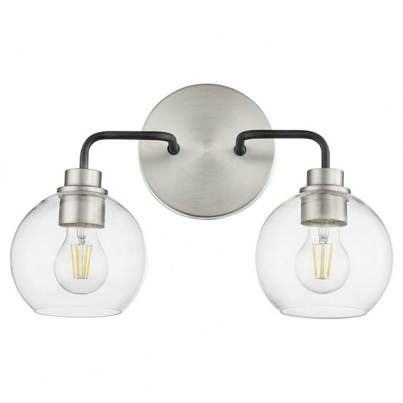 Quorum Lighting - Clarion - 2 Light Bath Vanity-10.5 Inches Tall and 16.25