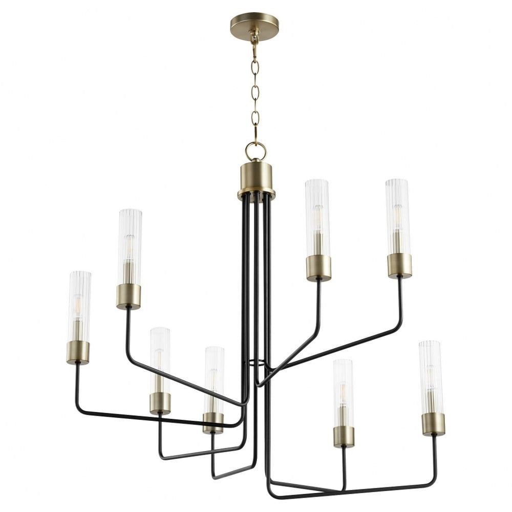Quorum Lighting - Eight Light Chandelier - Chandelier - Helix - 8 Light