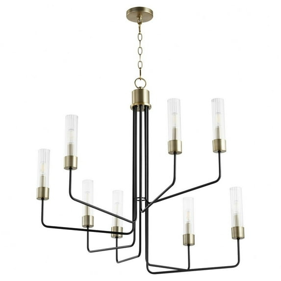 Quorum Lighting - Eight Light Chandelier - Chandelier - Helix - 8 Light