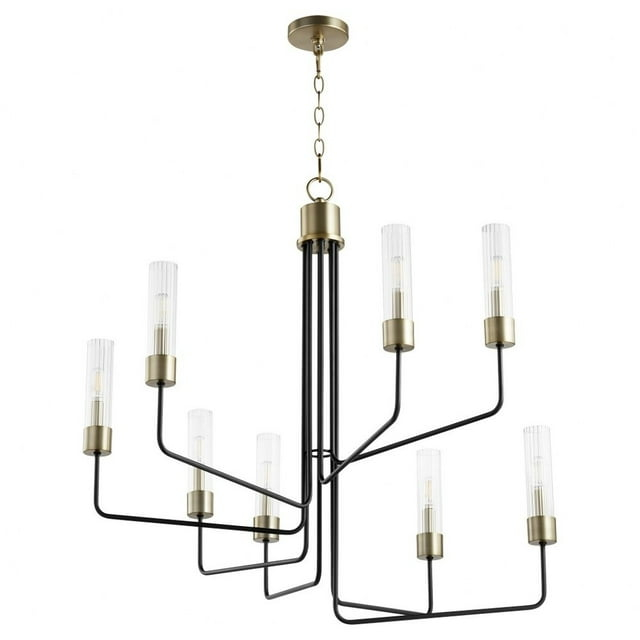Quorum Lighting - Eight Light Chandelier - Chandelier - Helix - 8 Light