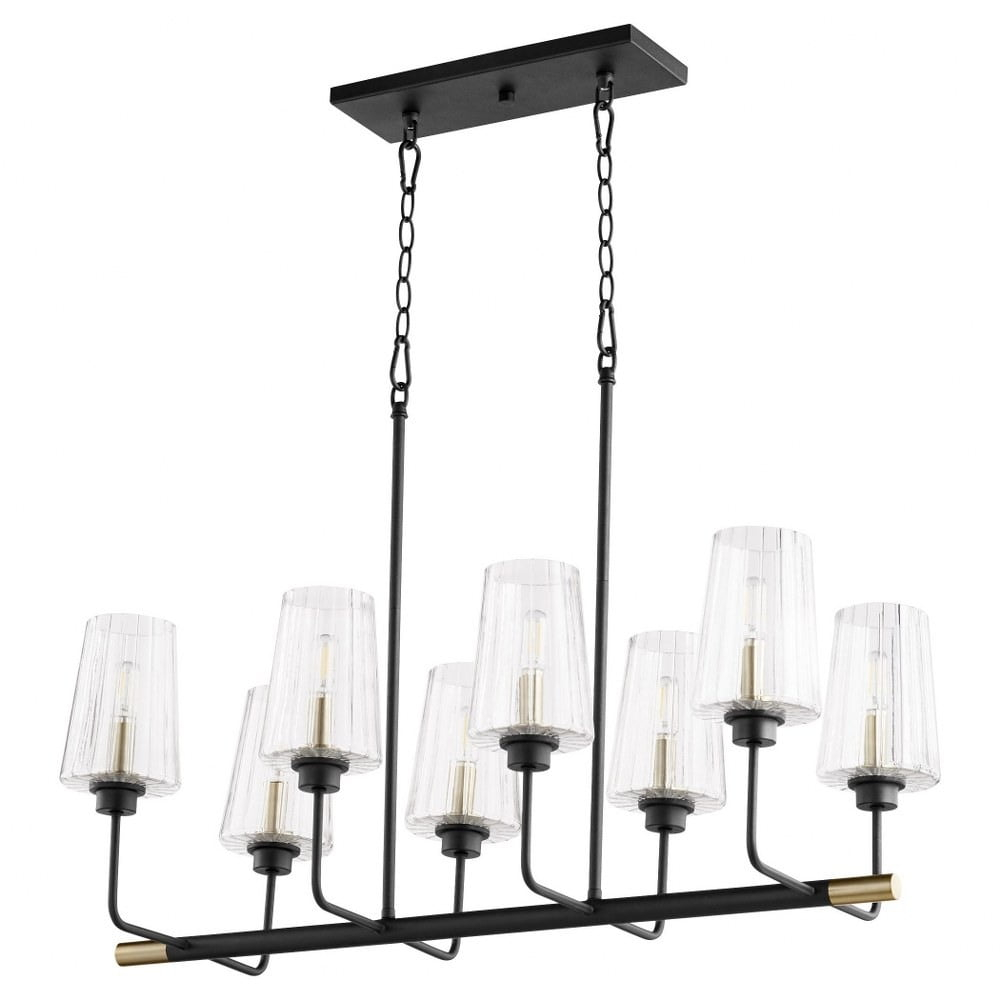 Quorum Lighting - Eight Light Chandelier - Chandelier - Dalia - 8 Light Linear