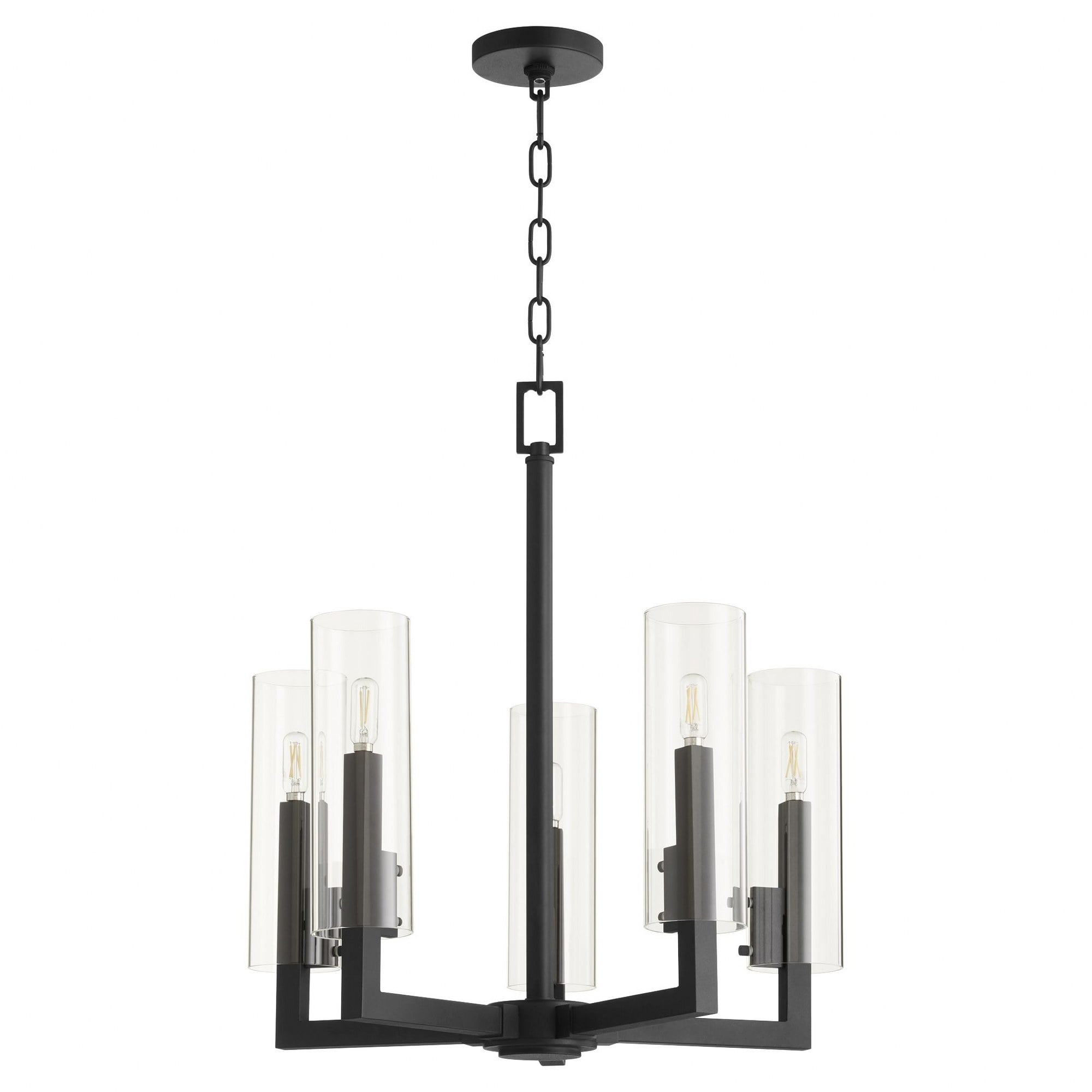 Quorum Lighting - Harbin - 5 Light Chandelier In Soft Contemporary Style-25