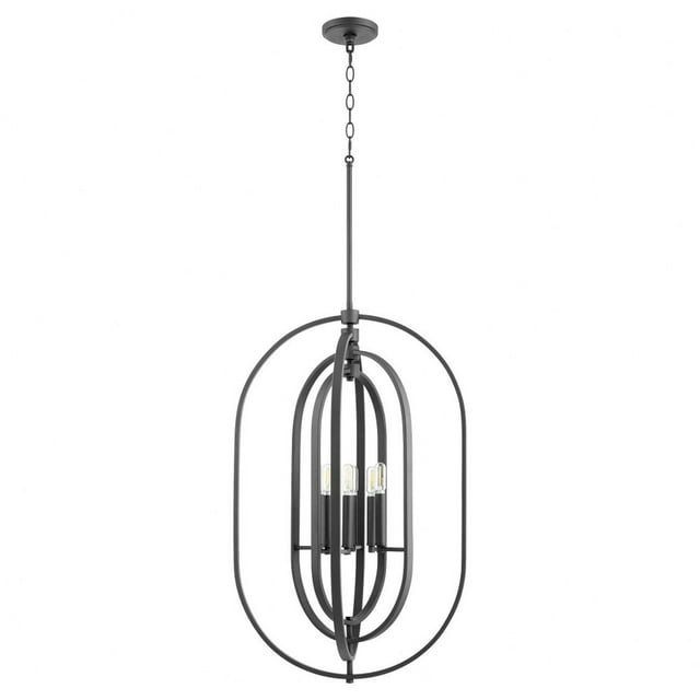 Quorum Lighting 6 - Light Pendant in  Noir