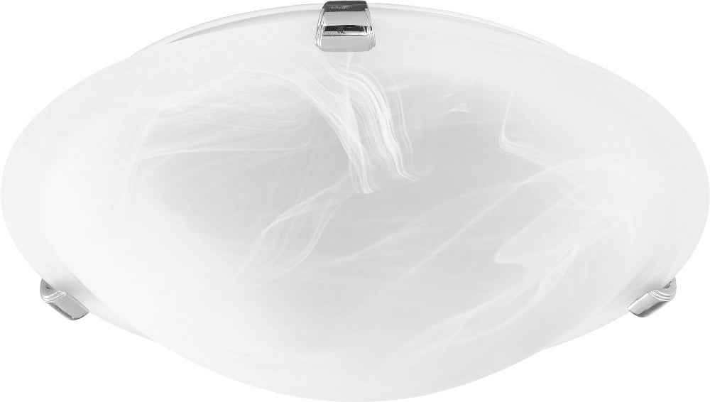 Quorum Lighting 2 - Light Flush Mount in  Polished Nickel