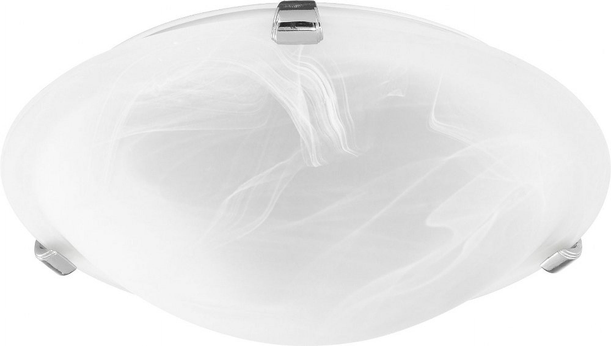 Quorum Lighting 2 - Light Flush Mount in  Polished Nickel