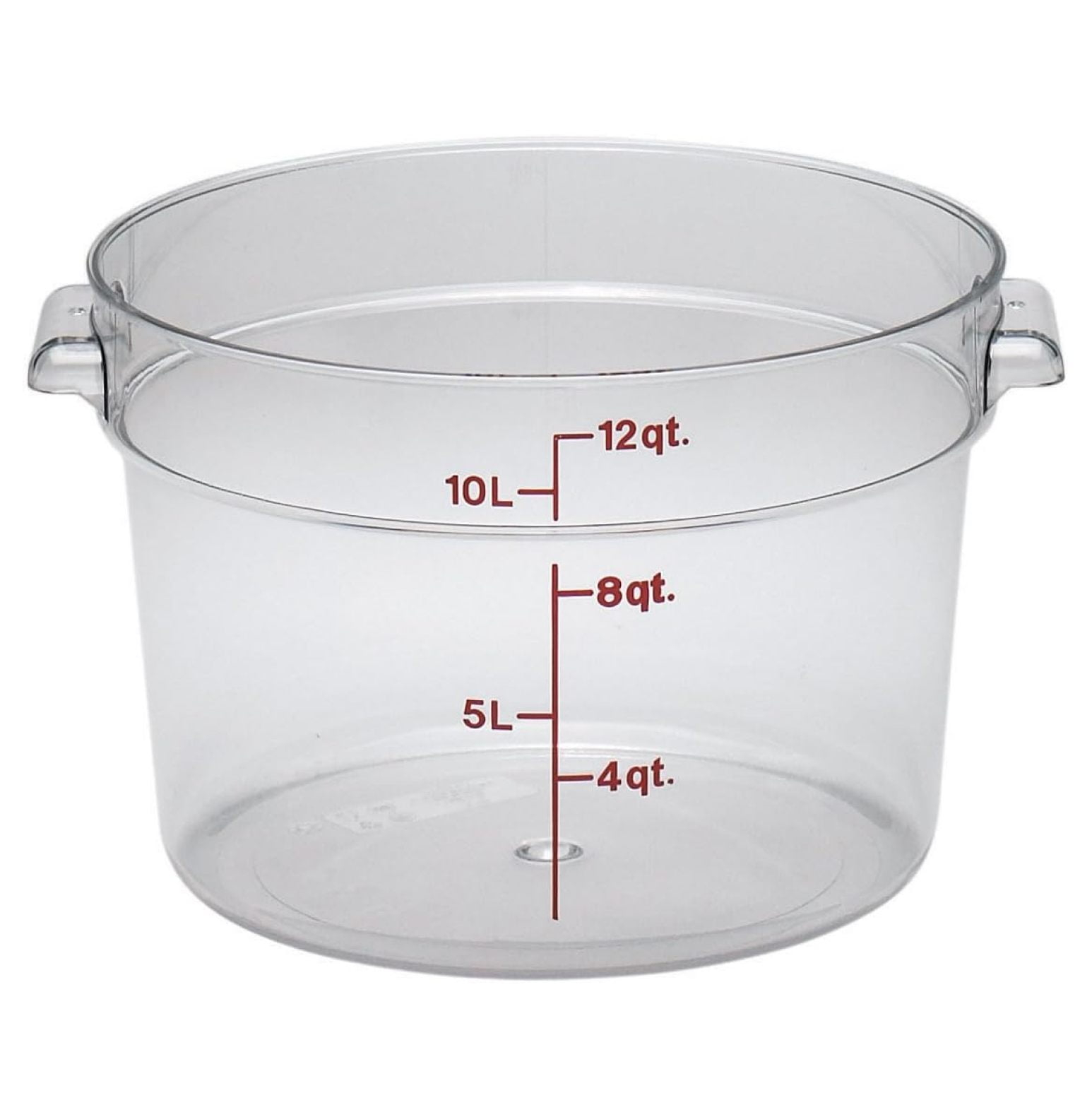 JepoIA Camwear Polycarbonate Square Food Storage container, 12 Quart