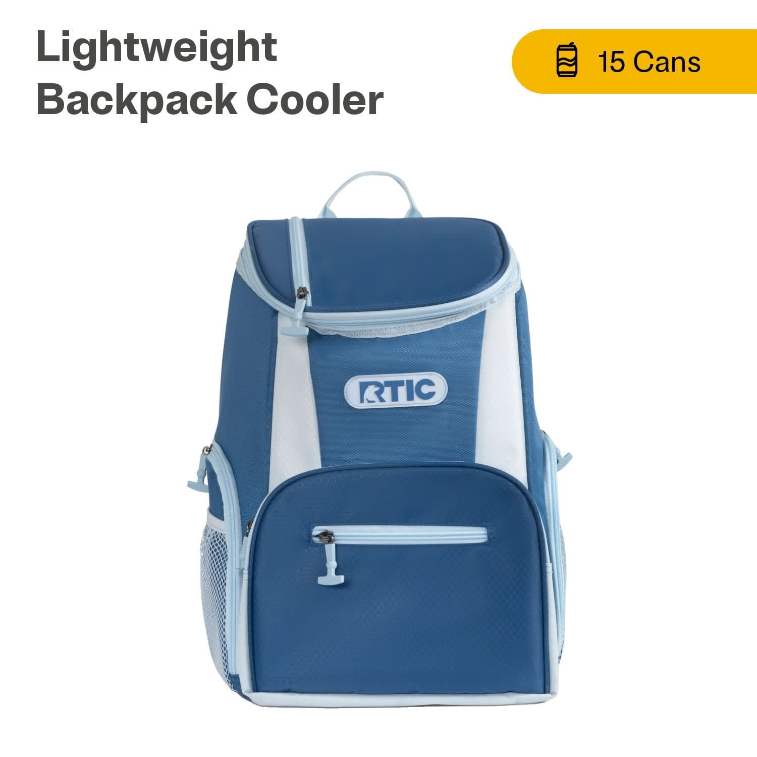 RTIC 15 Can Lightweight Backpack Insulated Cooler with Pockets, Pond