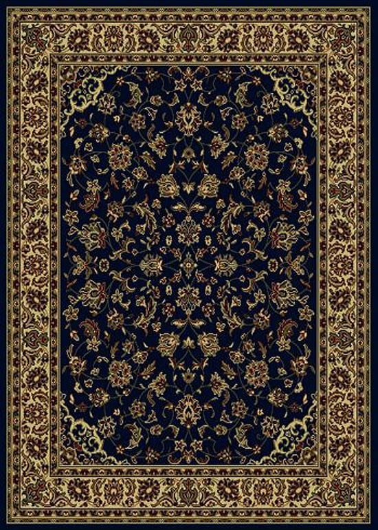 Radici Usa Castello Area Rug 953 Navy Blue Persian Bordered 5' 5" x 7' 7" Rectangle