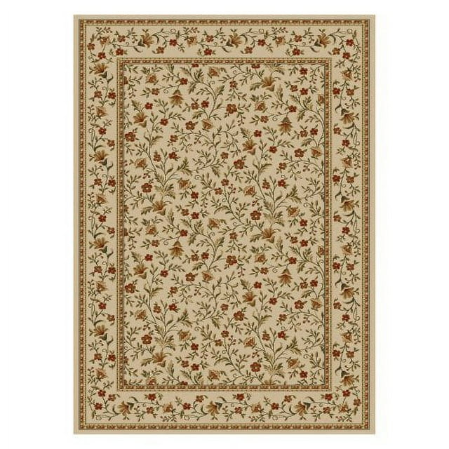 Radici Usa Como Area Rug 1593 Ivory/Brick Italian Bordered 2' 2" x 7' 7" Rectangle