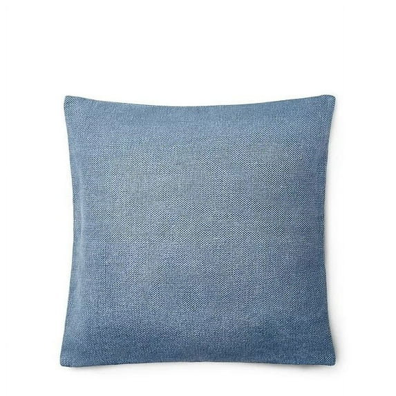 Ralph Lauren CHAMBRAY/CREAM Willa Woven Decorative Pillow, US 20" X 20"