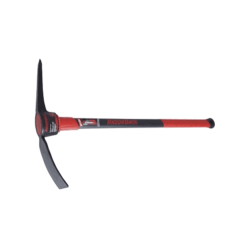 Pick Mattock, 5 lb,34 in Handle, Red/Black