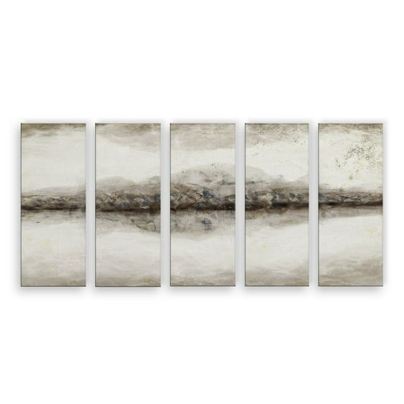 Ready2HangArt 'Abstract Neutral CXLIII-II' 5-Piece Wrapped Canvas Wall Art Set by ChiChi Décor