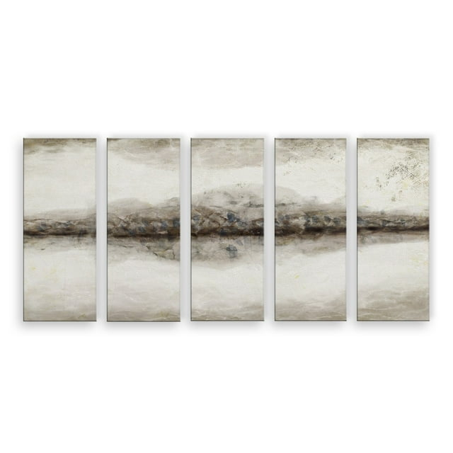 Ready2HangArt 'Abstract Neutral CXLIII-II' 5-Piece Wrapped Canvas Wall Art Set by ChiChi Décor