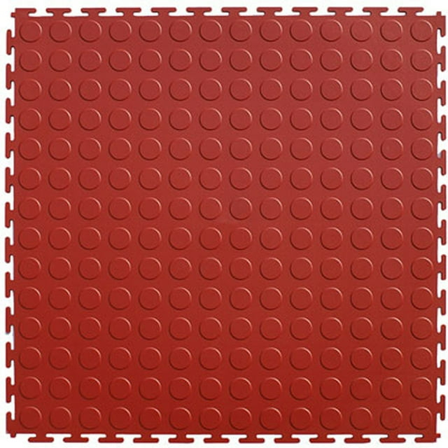 Red Coin Top 20.5-in x 0.25-in Interlocking Tiles (Case 8)