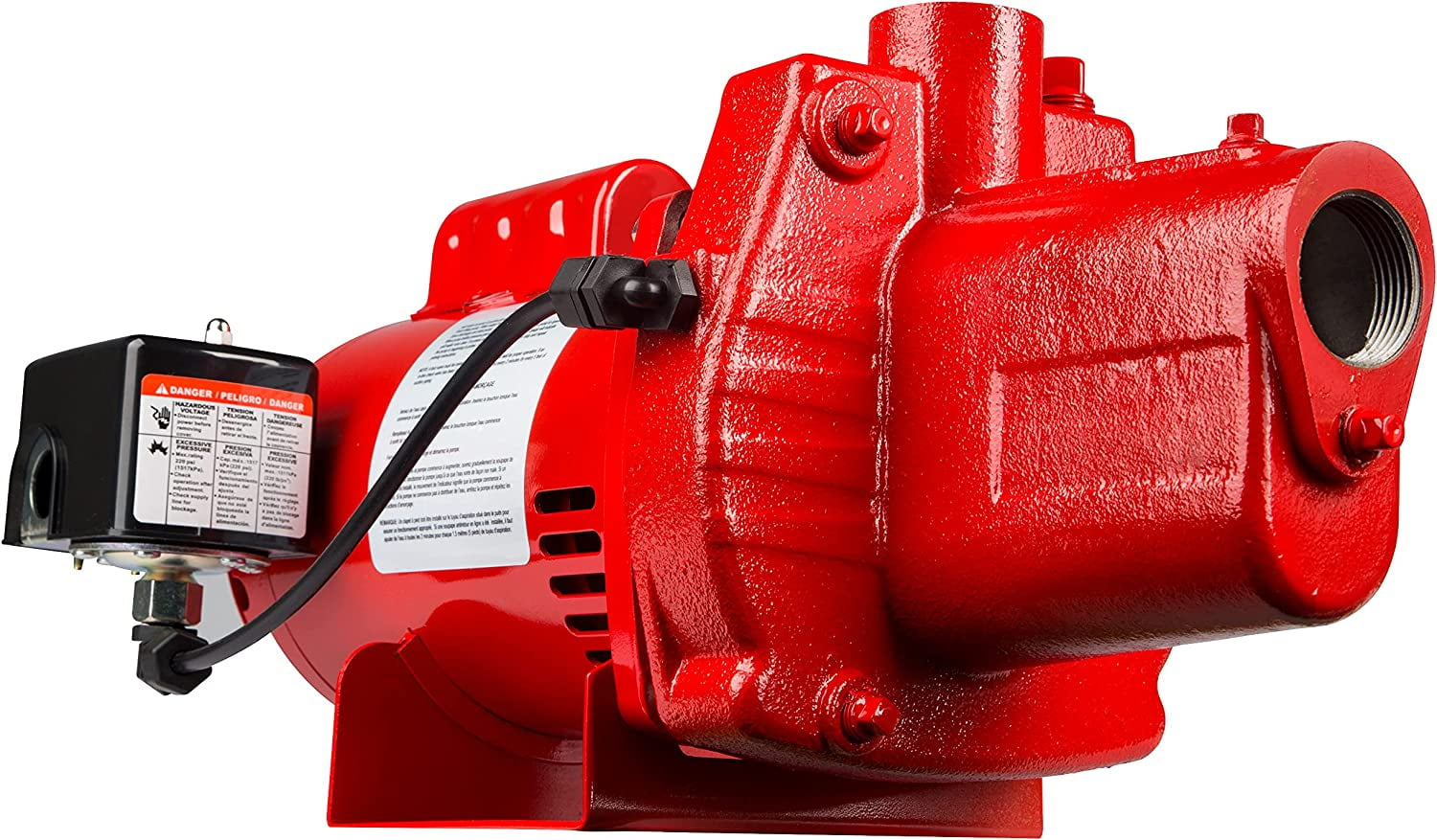 Red Lion RJS-50-PREM .5HP Cast Iron Thermoplastic Shallow Well Jet Pump
