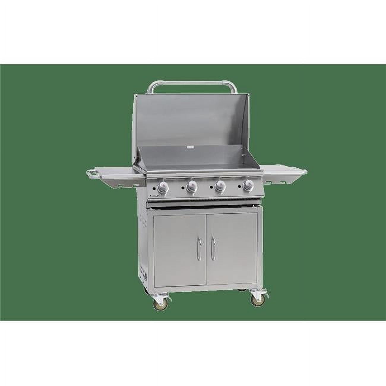 Bull 4-Burner Griddle with Cabinet