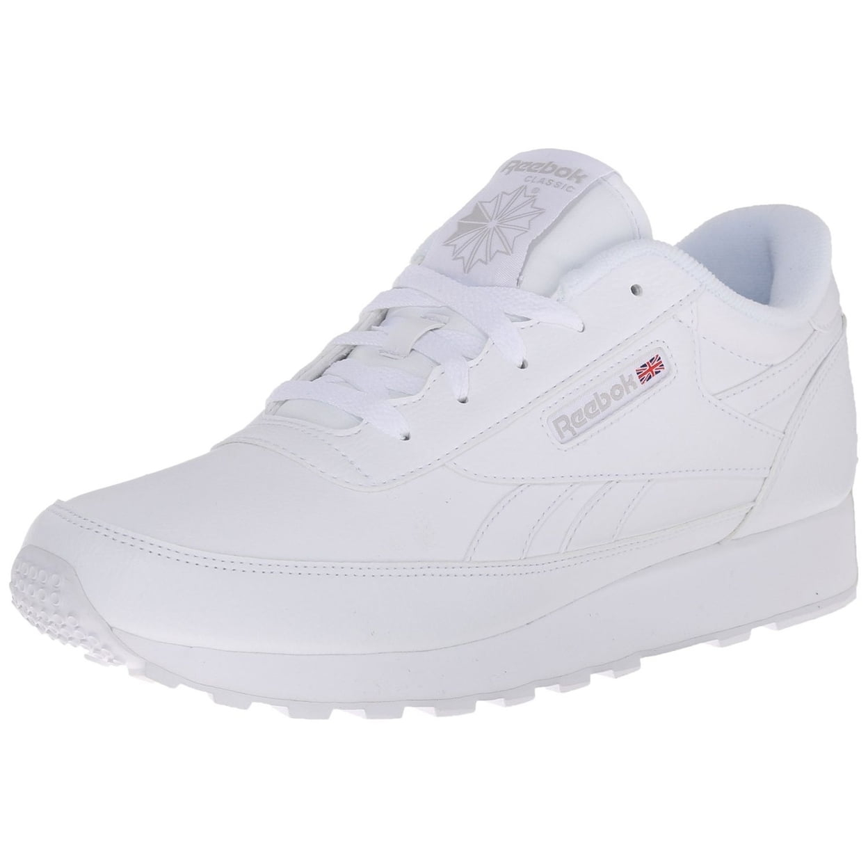 Reebok Classic Renaissance Sneakers Women White Steel Leather 100071993 D Width