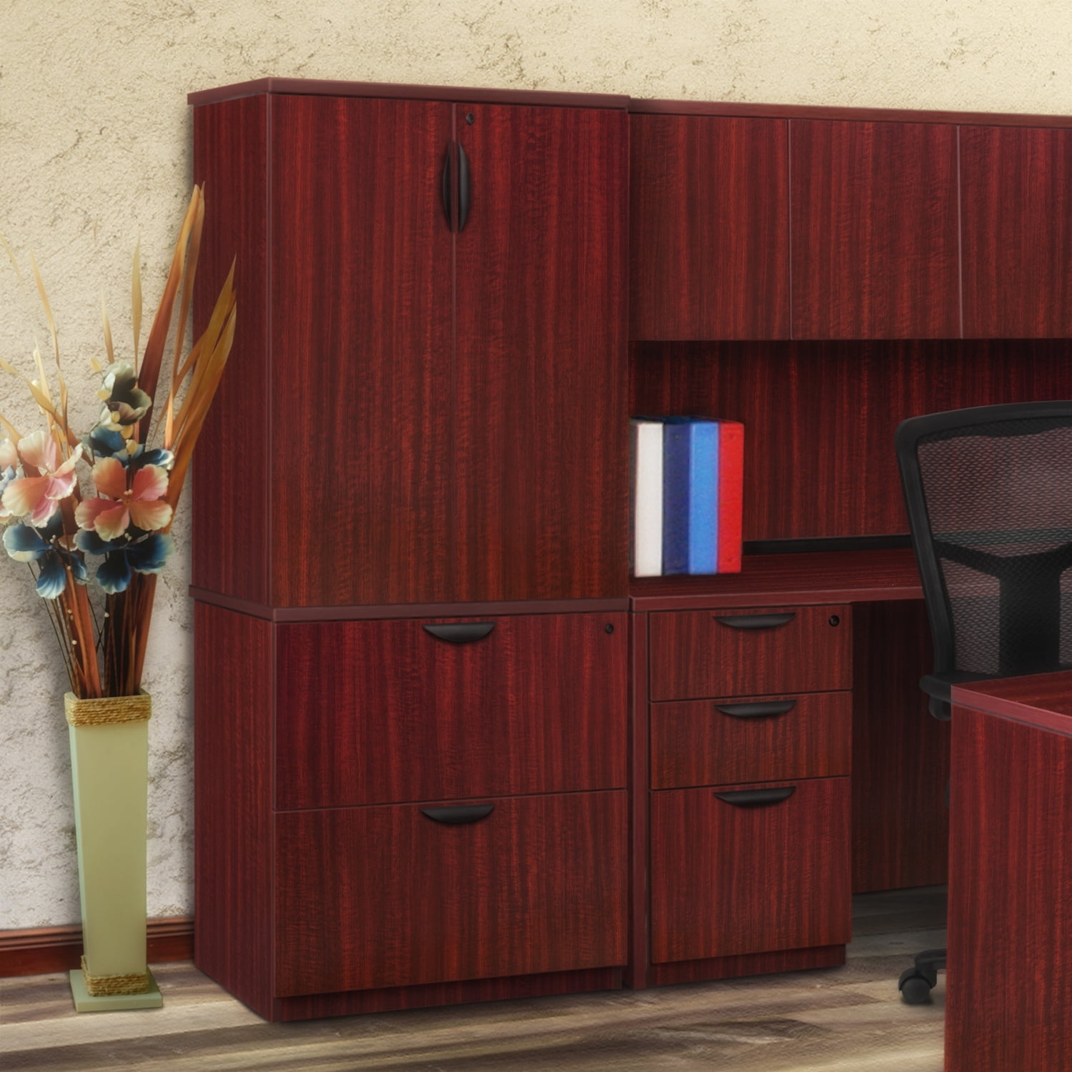 Romig Legacy Box Box File Cabinet- Mahogany
