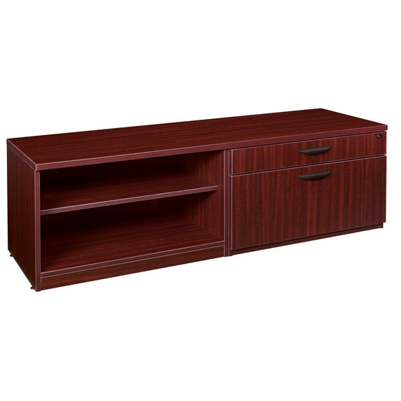 Regency Legacy Lateral Open Shelf Low Credenza- Mahogany