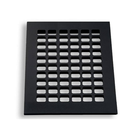Reggio Registers G812-Ah Grid Series 6" X 10" Grille - Black