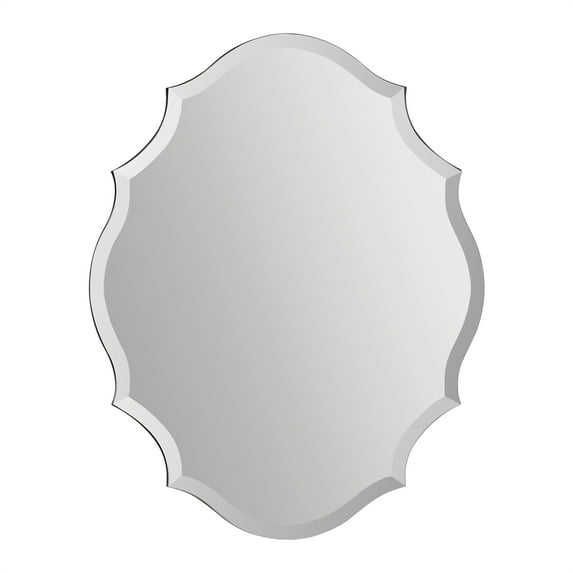 Renwil Emma Mirror in Wave Pattern Frame