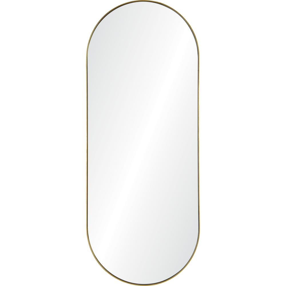 Renwil Marius 24 in. x 60 in. Oval Framed Mirror