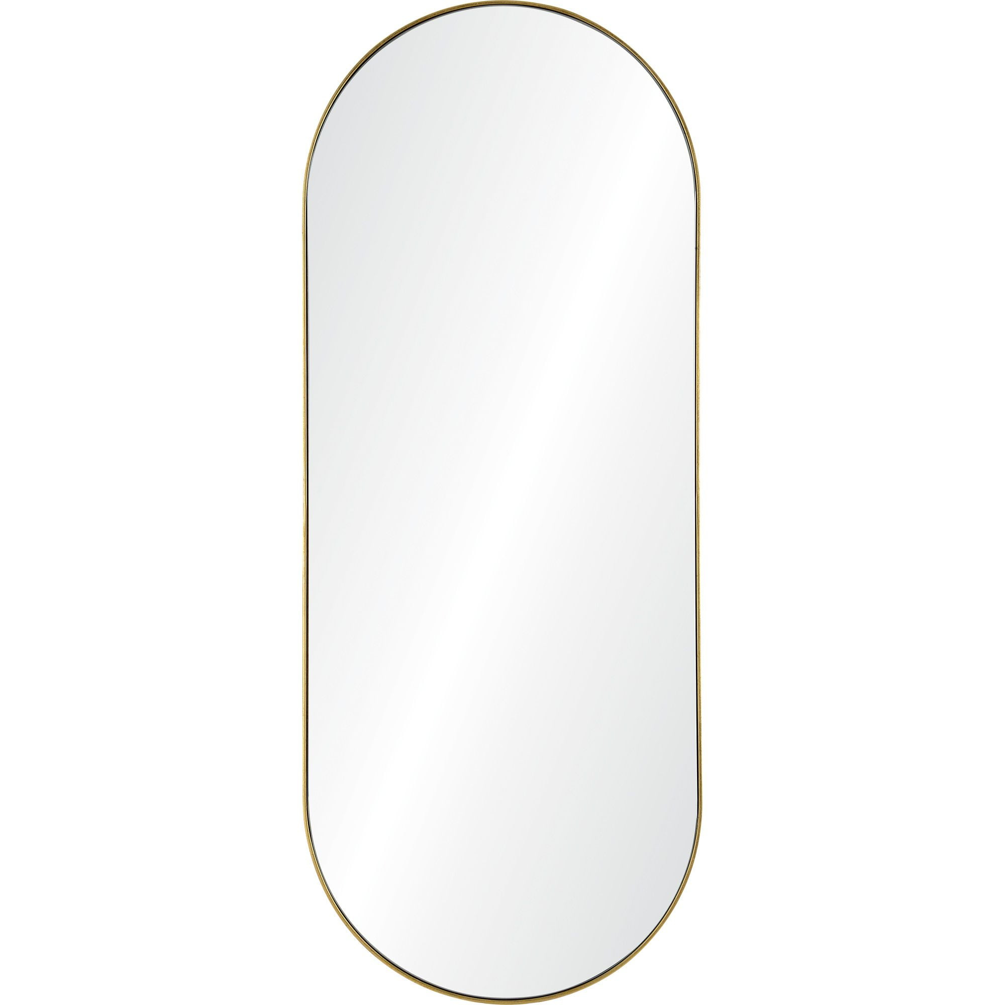 Renwil Marius 24 in. x 60 in. Oval Framed Mirror