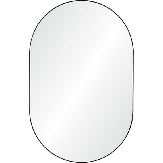 Renwil Webster 26 in. x 40 in. Oval Framed Mirror