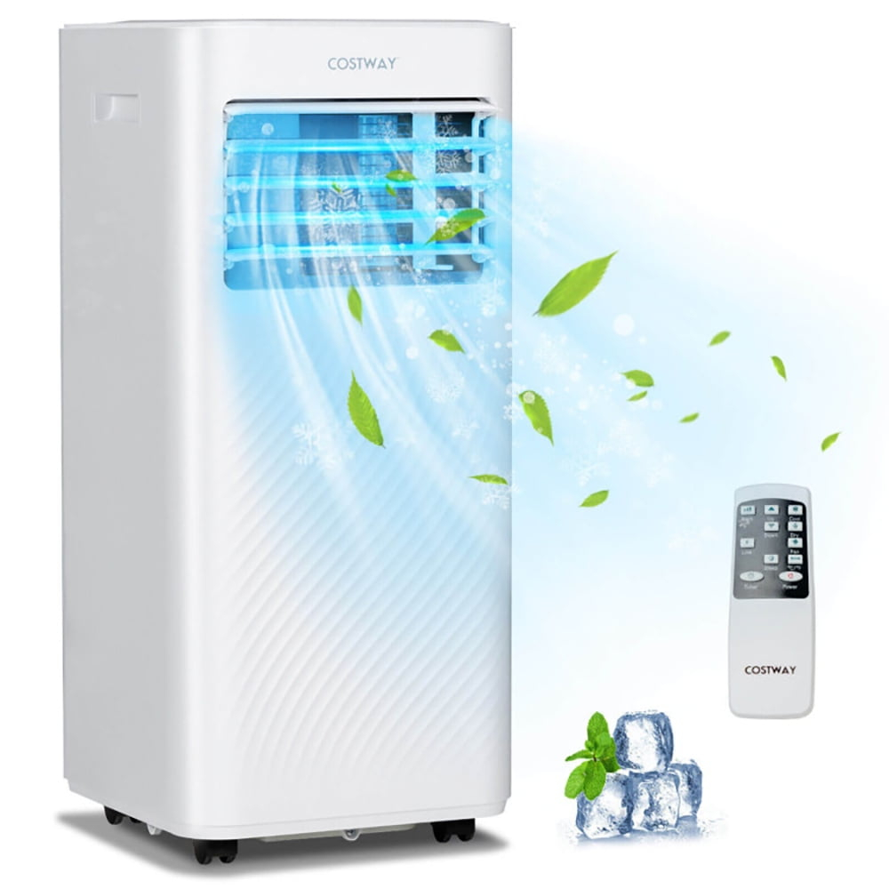 Resenkos Air Conditioner, Cooler,4-in-1 8000 BTU Air Conditioner with Cool Fan Dehumidifier and Sleep Mode-White