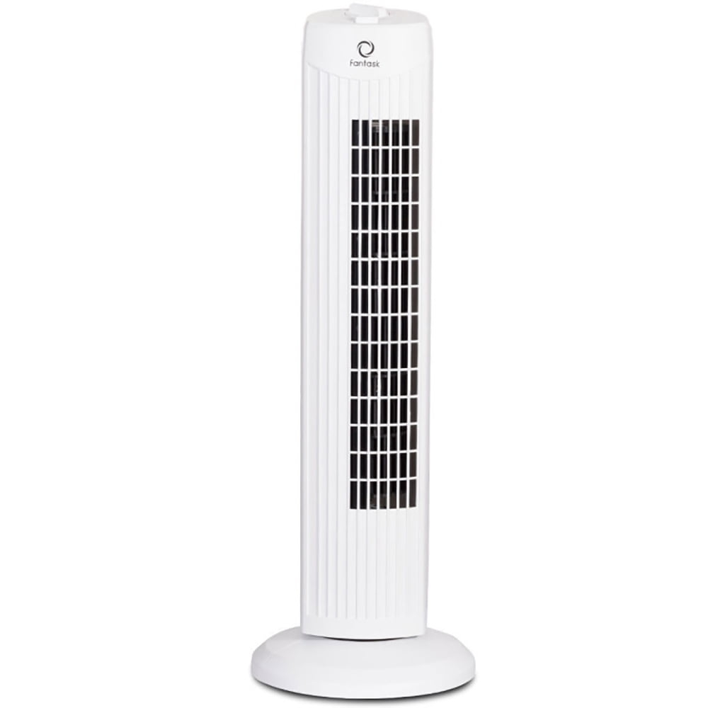 Resenkos Fans,Blow Cold Air, Fantask 35W 28 Inch Quiet Bladeless Oscillating Tower Fan-White