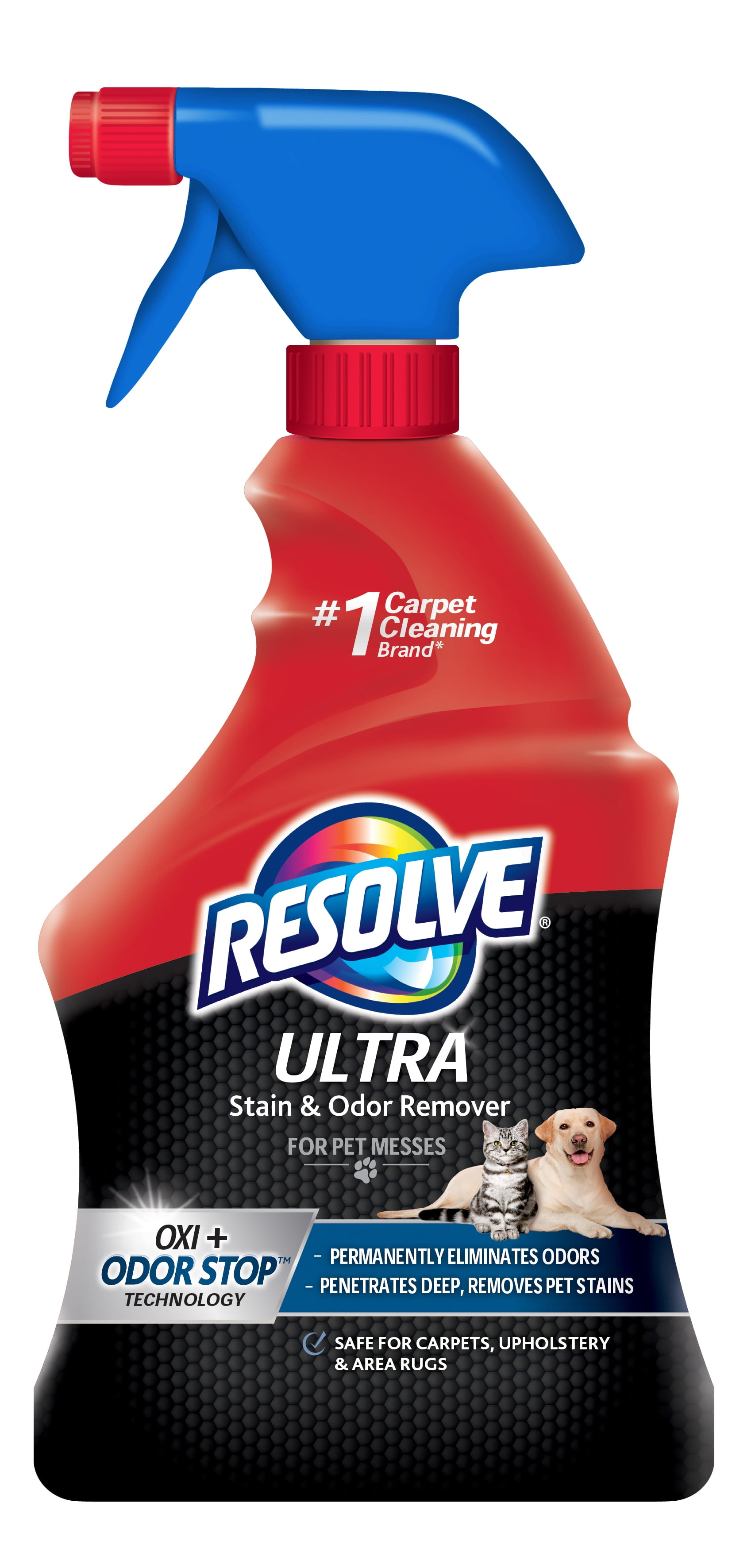Resolve Ultra Pet Stain & Odor Remover, 32oz, Discourages Resoiling